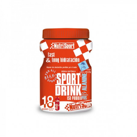 SPORTDRINK ISO POWDER PLUS 900GR TROPIC BLUE