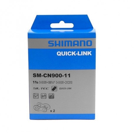 SHIMANO Cadena de Conexión Quick Link 11V (Juego 2 Piezas), Unisex