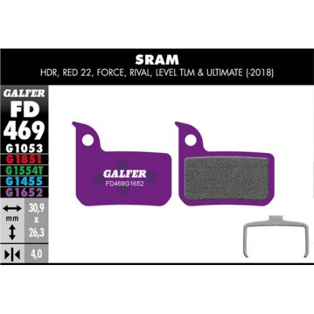PASTILLAS GALFER SRAM RED / FORCE / LEVEL