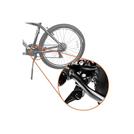 Pata de Cabra para Bicicleta, Pata de Cabra para Bicicleta Lateral Patada  Trasera Aleación de Aluminio Pata de Cabra Lateral para Bicicleta Ajustable